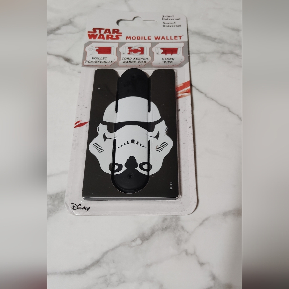 Star Wars Stormtrooper Mobile Wallet - Black and White